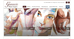 Desktop Screenshot of gumucioplasticsurgery.com